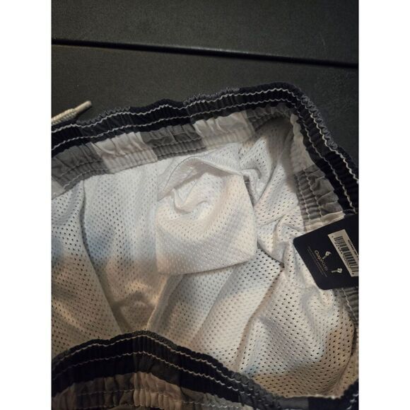 Gap Kids Boy's Blue and White Check Swim Shorts Trunks Size Large 10 NWT - Picture 6 of 7